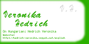 veronika hedrich business card